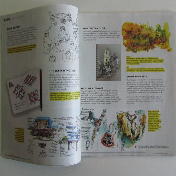 Artists Magazine Going Places May/June 2023 Issue - Picture 3 of 6